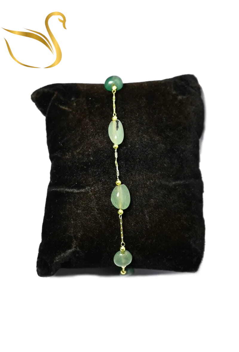 Grossiste Emma Fantaisies - Bracelet pierre minérale Or