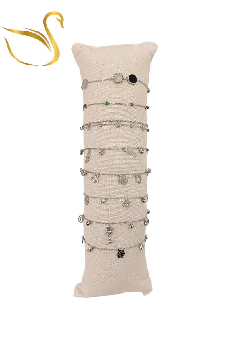 Grossiste Emma Fantaisies - Bracelet en lot avec présentoire Argent