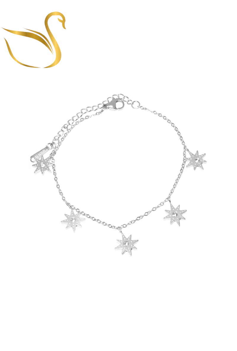 Grossiste Emma Fantaisies - Bracelet breloque étoile Argent
