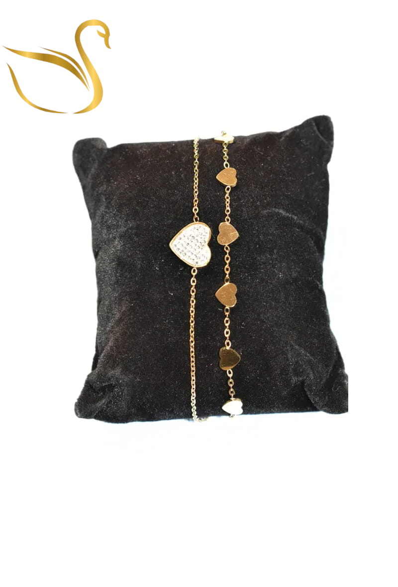 Grossiste Emma Fantaisies - Bracelet coeur Or