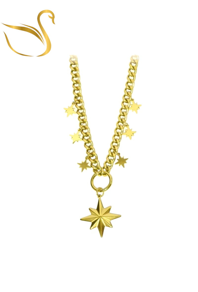 Grossiste Emma Fantaisies - Collier breloque étoile