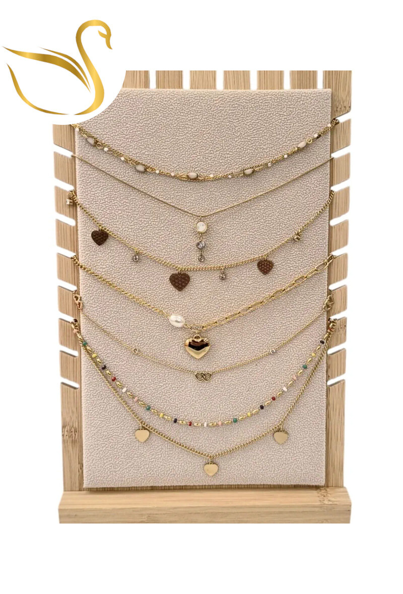 Wholesaler Emma Fantaisies - Necklace with display in bulk