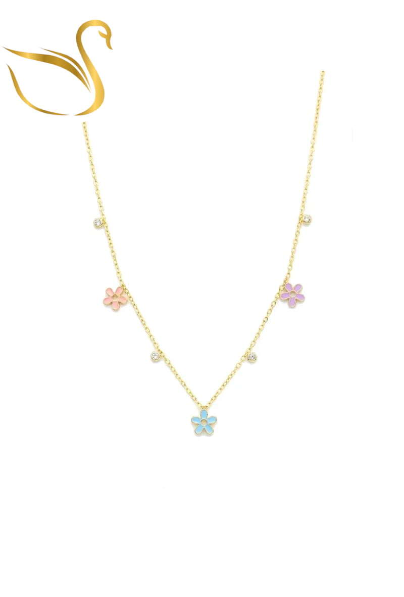Grossiste Emma Fantaisies - Collier fleur