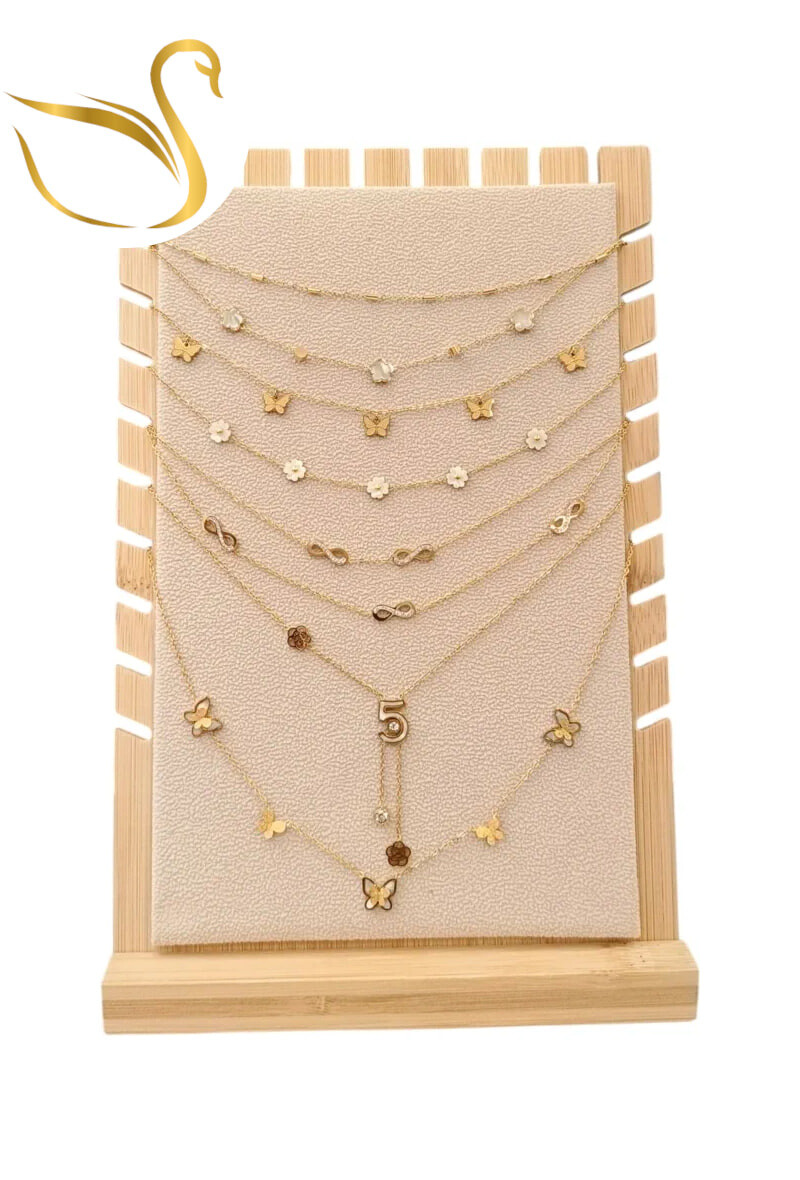 Wholesaler Emma Fantaisies - Necklace set with display stand
