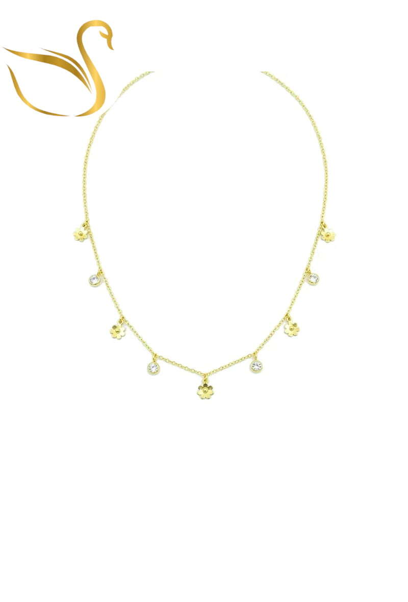 Grossiste Emma Fantaisies - Collier fleur