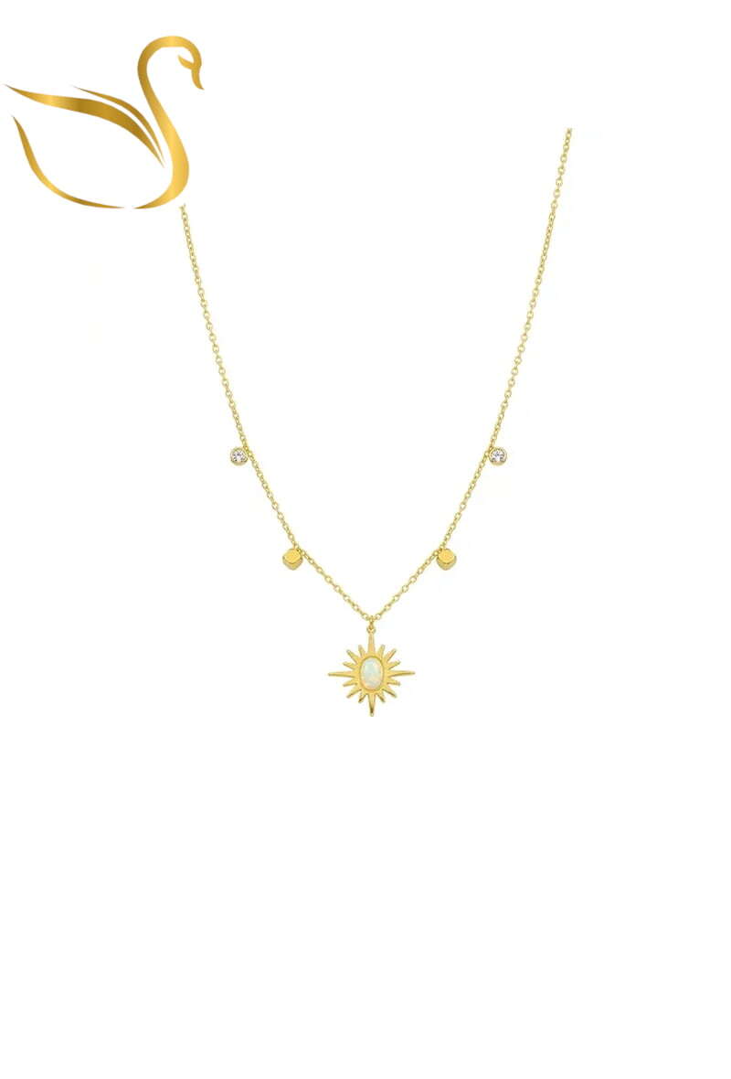 Grossiste Emma Fantaisies - Collier soleil breloque