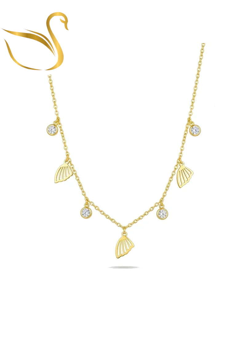 Grossiste Emma Fantaisies - Collier feuille
