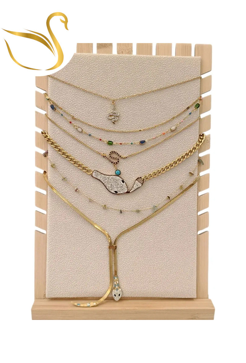 Wholesaler Emma Fantaisies - Necklace with display in bulk