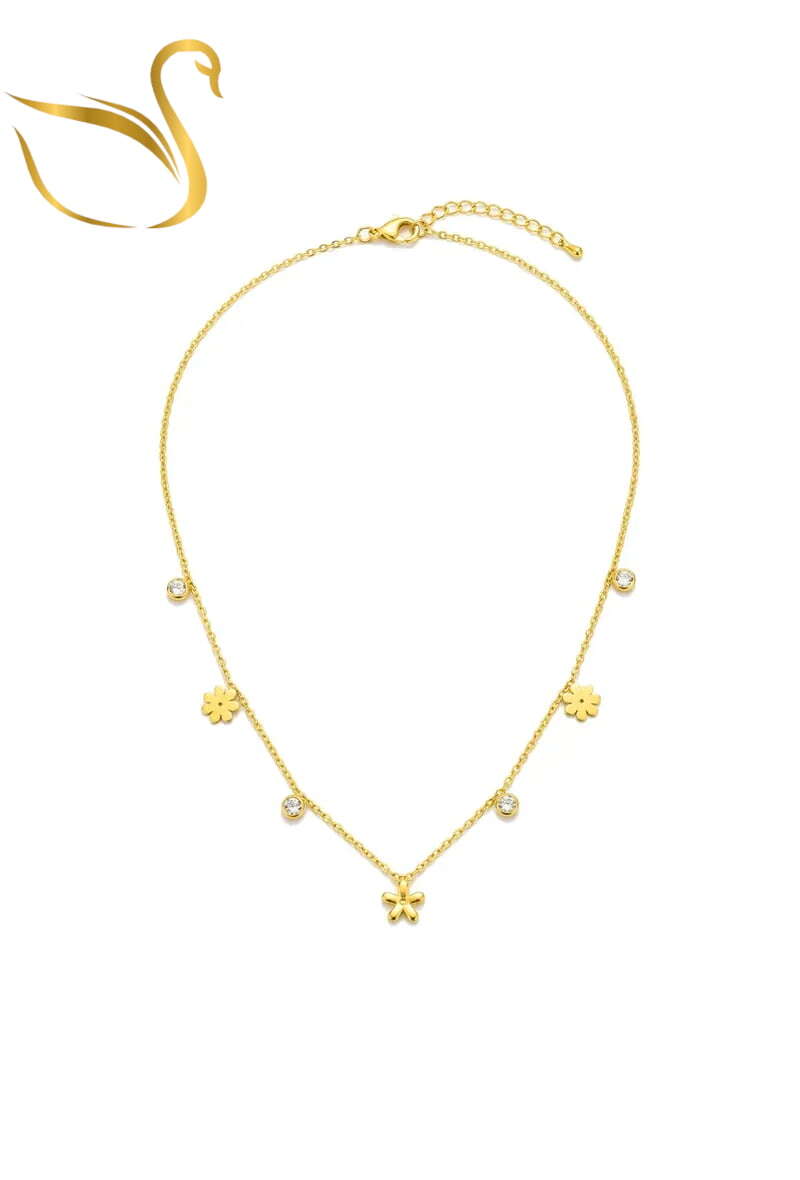 Grossiste Emma Fantaisies - Collier fleur