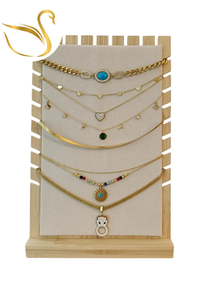 Wholesaler Emma Fantaisies - Necklace with display in bulk
