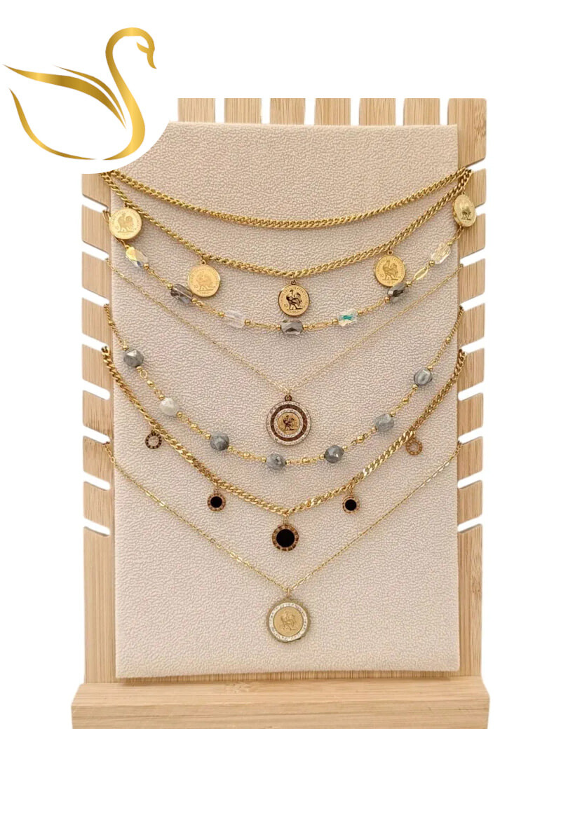 Wholesaler Emma Fantaisies - Necklace with display in bulk