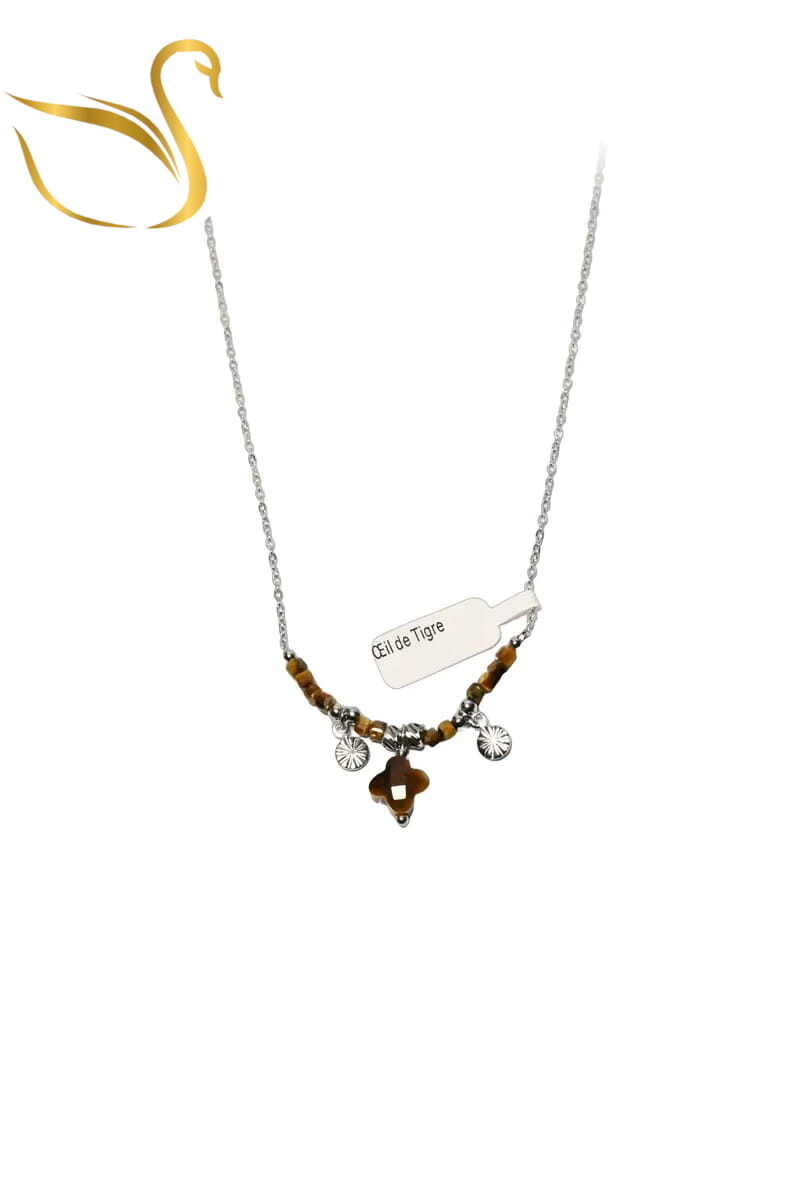 Grossiste Emma Fantaisies - Collier oeil de tigre