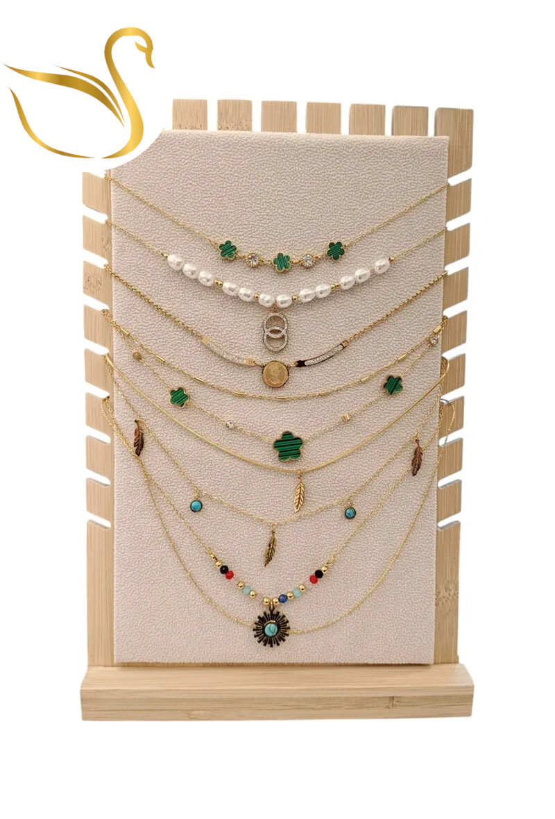 Wholesaler Emma Fantaisies - Necklace set with display stand
