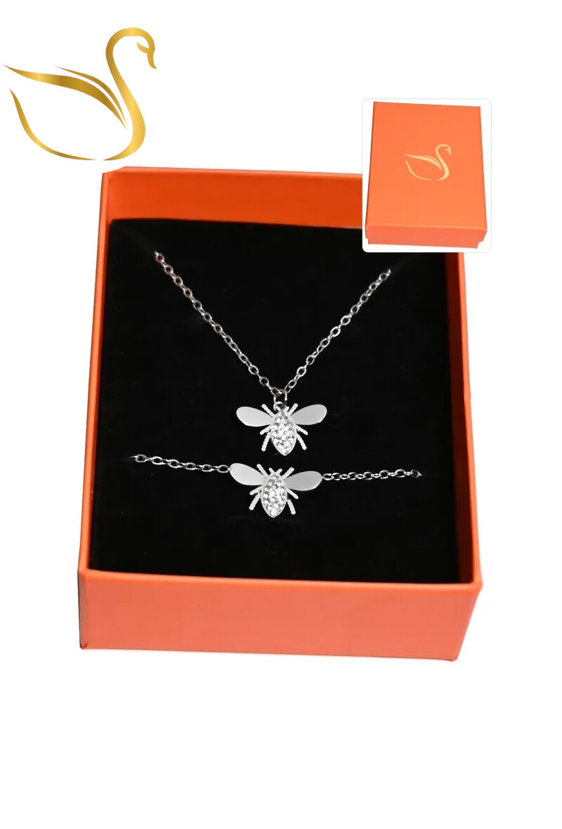 Grossiste Emma Fantaisies - Coffret cadeaux abeille parure bijoux