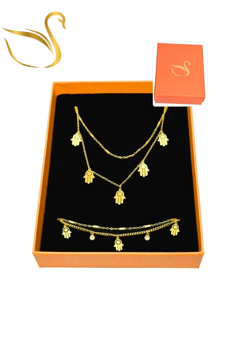 Wholesaler Emma Fantaisies - Fatima's hand jewelry set