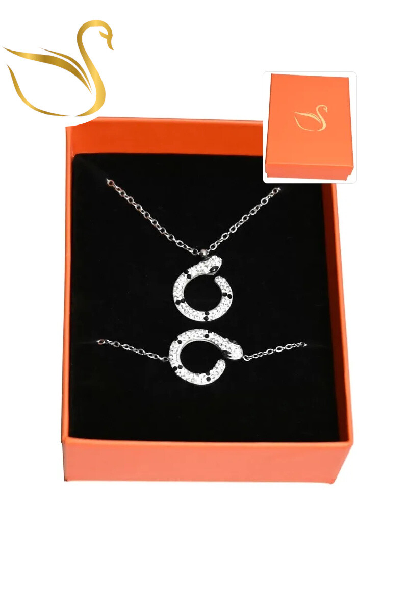 Grossiste Emma Fantaisies - Coffret cadeaux serpent parure bijoux