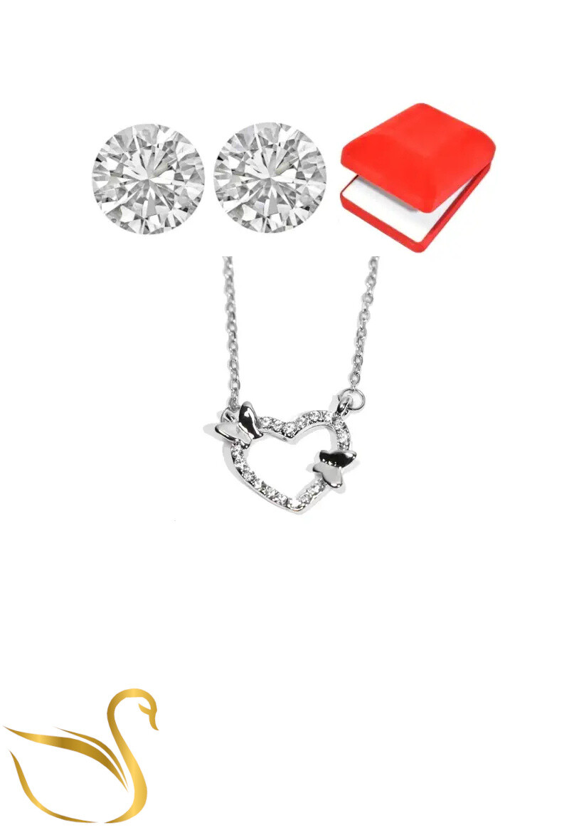 Grossiste Emma Fantaisies - coffret bijoux parures coeur Argent