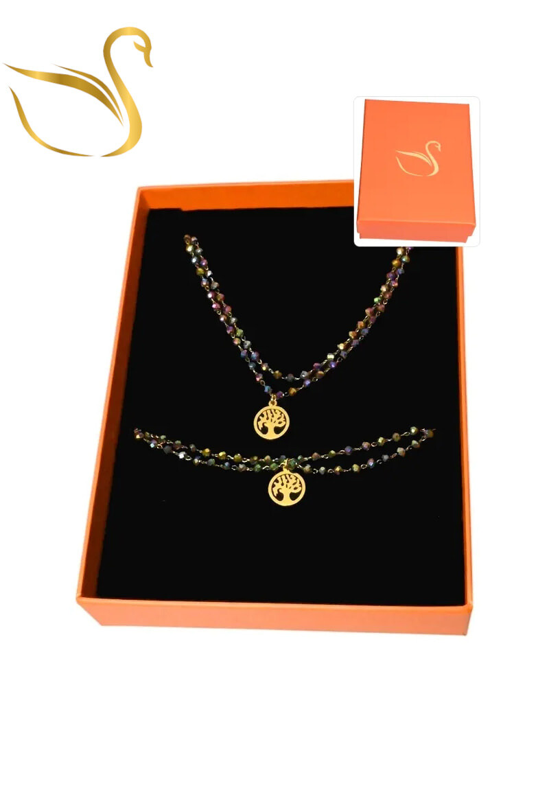 Wholesaler Emma Fantaisies - Tree of life jewelry set box