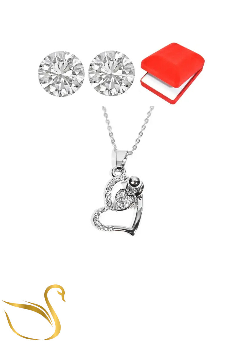 Grossiste Emma Fantaisies - coffret bijoux parures coeur Argent
