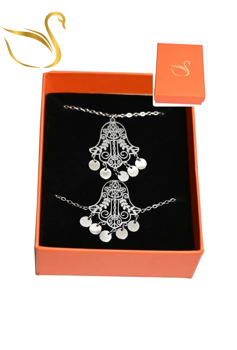 Grossiste Emma Fantaisies - Coffret cadeaux main de Fatma parure bijoux