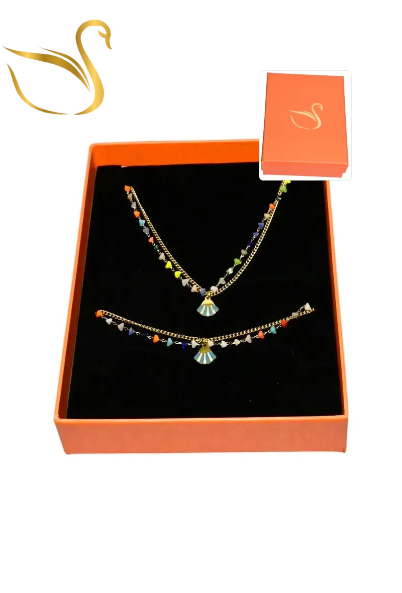 Grossiste Emma Fantaisies - Coffret coquillage parure bijoux