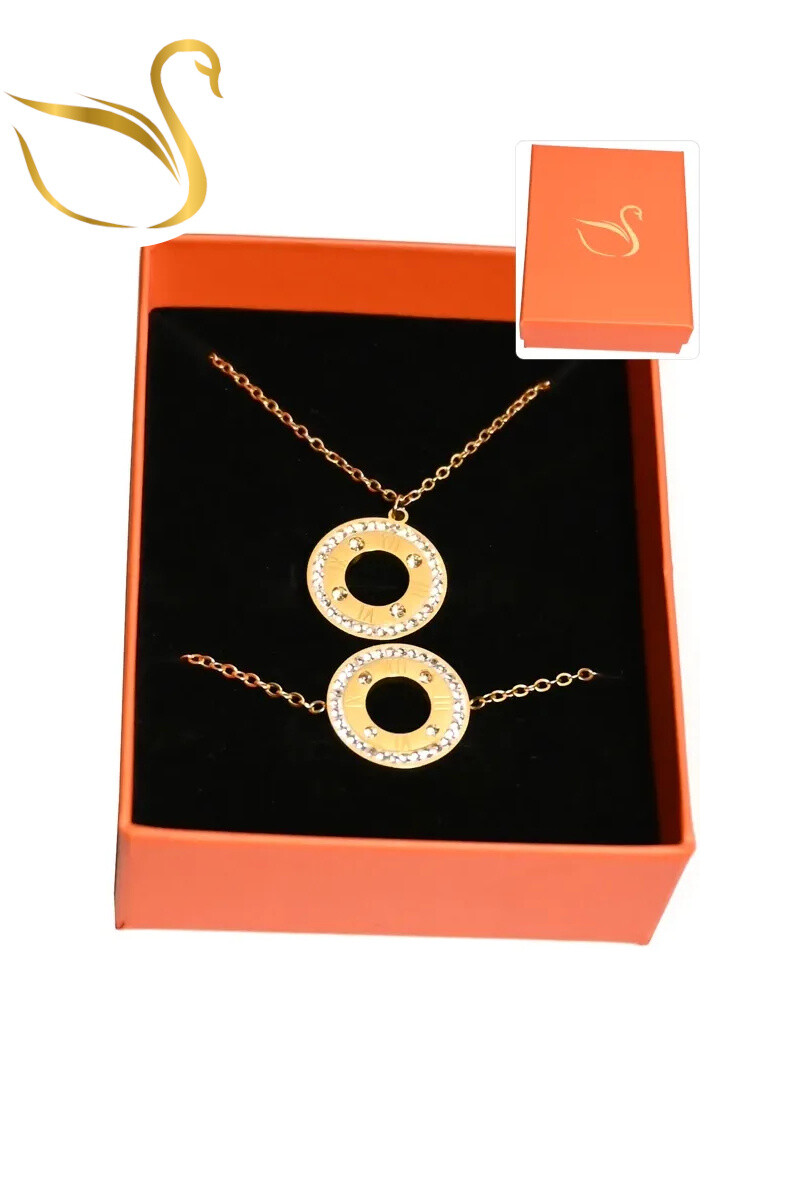 Grossiste Emma Fantaisies - Coffret cadeaux chiffre romain parure bijoux