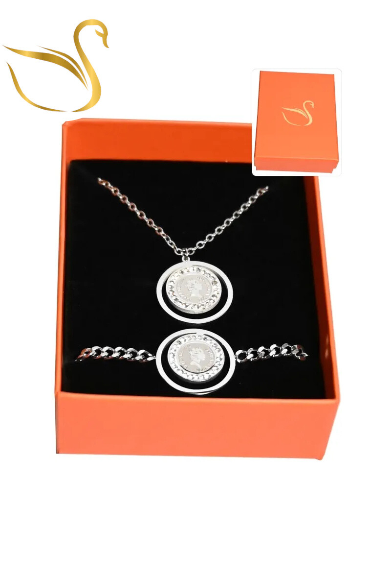 Grossiste Emma Fantaisies - Coffret cadeaux reine elisabeth parure bijoux