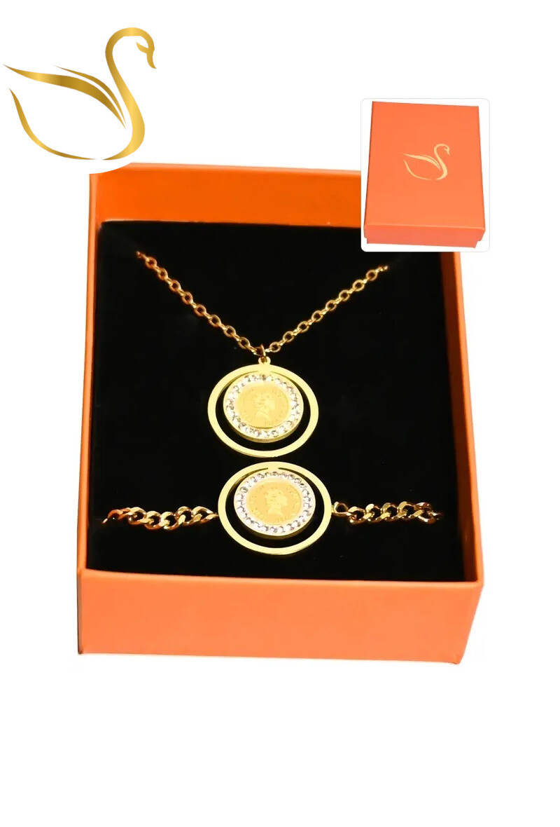 Grossiste Emma Fantaisies - Coffret cadeaux reine elisabeth parure bijoux