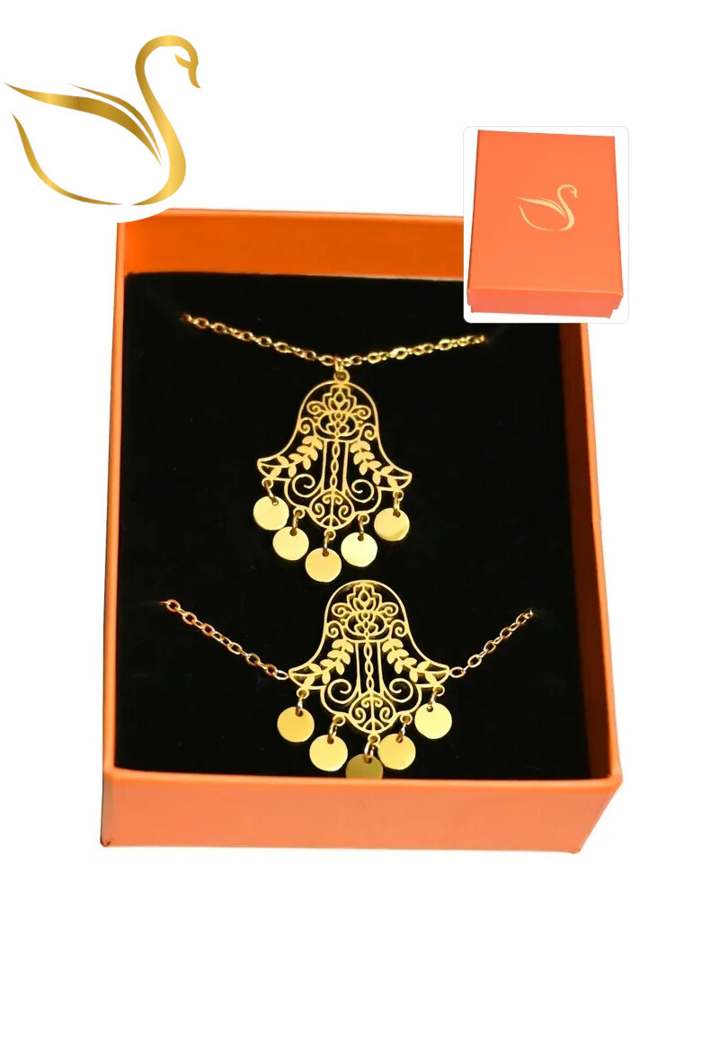 Grossiste Emma Fantaisies - Coffret cadeaux main de Fatma parure bijoux