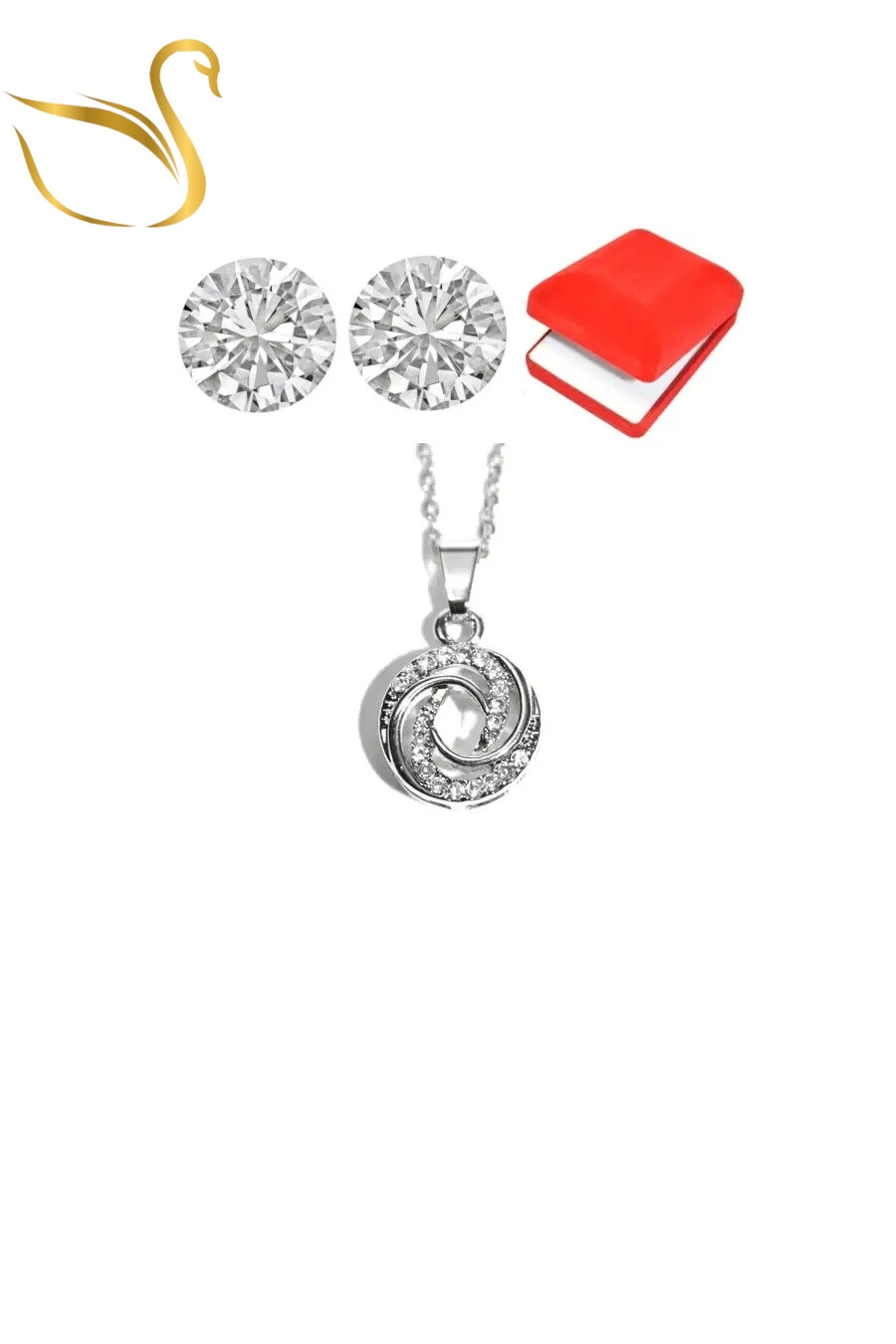 Grossiste Emma Fantaisies - coffret bijoux parures tourbillon Argent