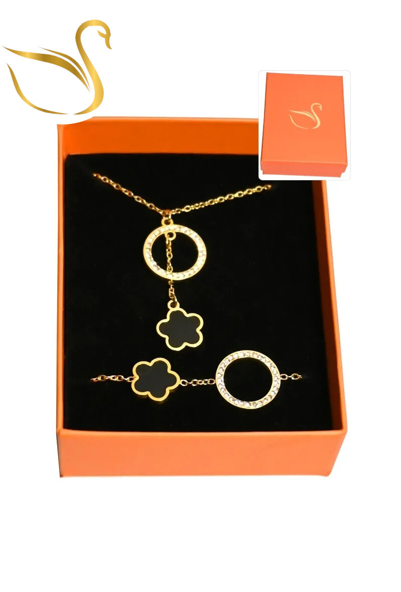 Grossiste Emma Fantaisies - Coffret cadeaux fleur parure bijoux