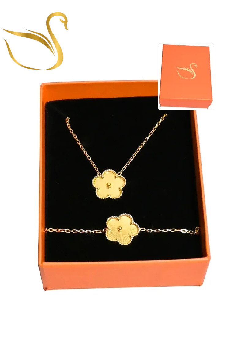 Grossiste Emma Fantaisies - Coffret cadeaux fleur parure bijoux