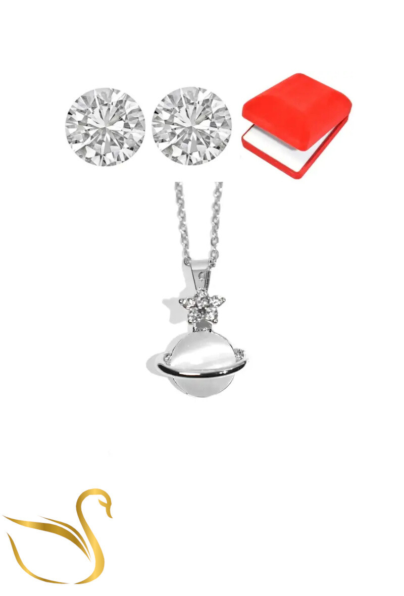 Grossiste Emma Fantaisies - coffret bijoux parures Planète Argent