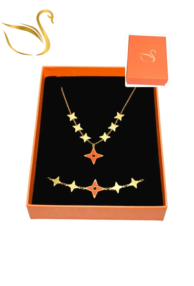 Wholesaler Emma Fantaisies - Shuriken star jewelry set