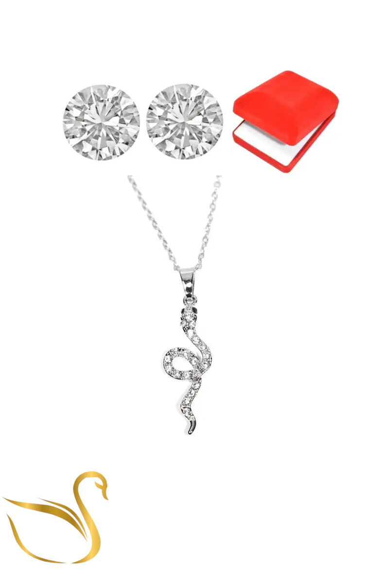 Grossiste Emma Fantaisies - coffret bijoux parures serpent Argent