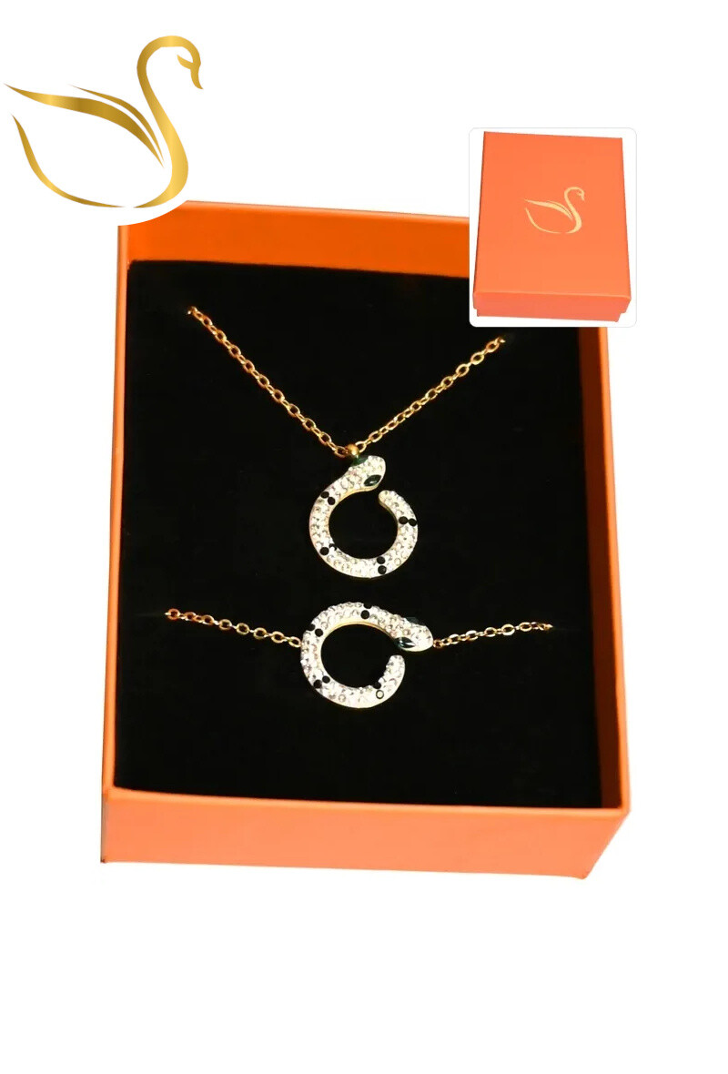 Grossiste Emma Fantaisies - Coffret cadeaux serpent parure bijoux