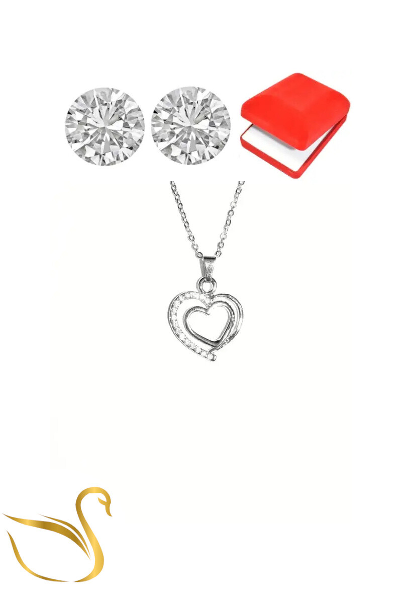 Grossiste Emma Fantaisies - coffret bijoux parures coeur Argent