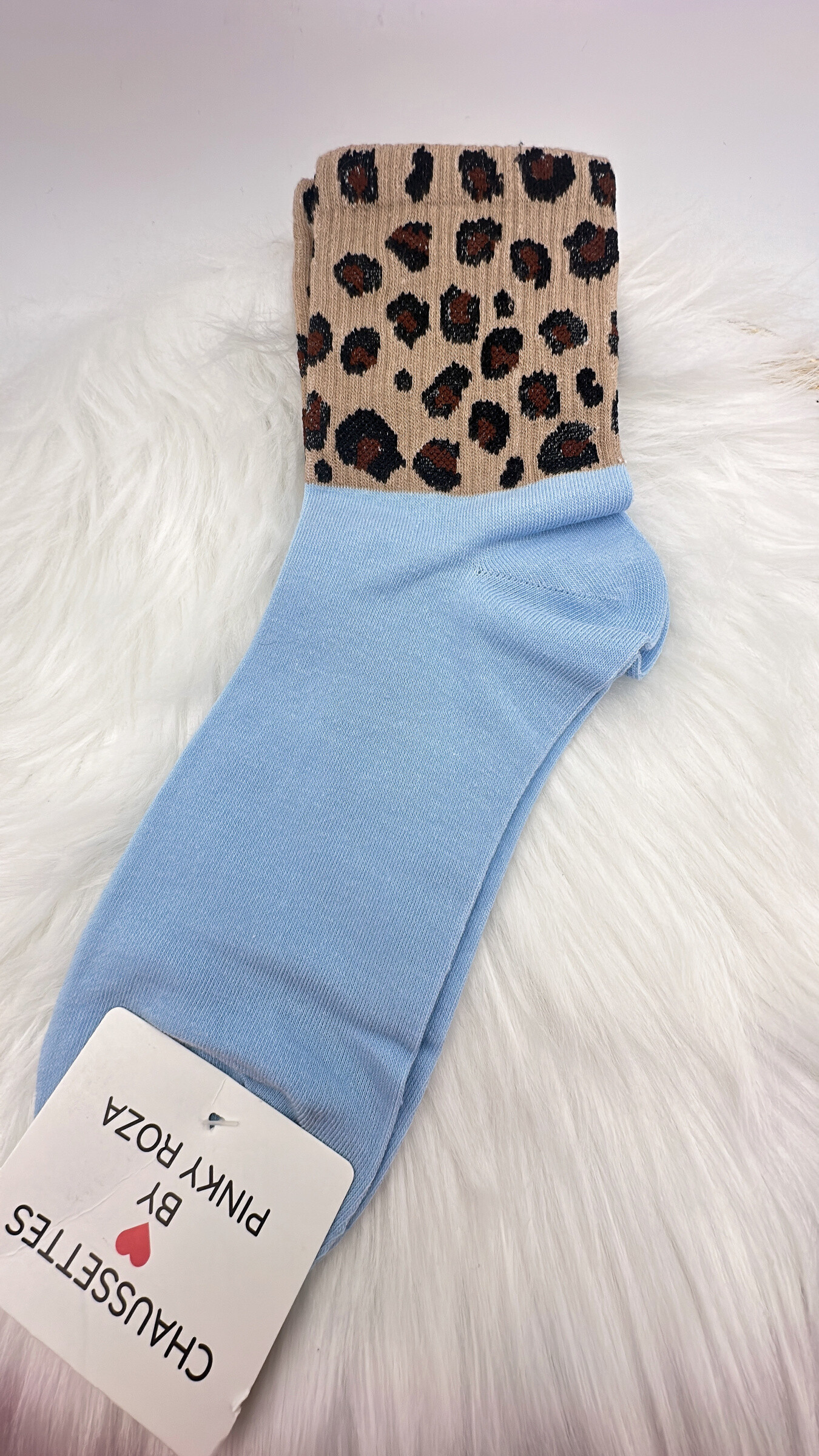 Grossiste EMMASH BIJOUX - CHAUSSETTE LEOPARD