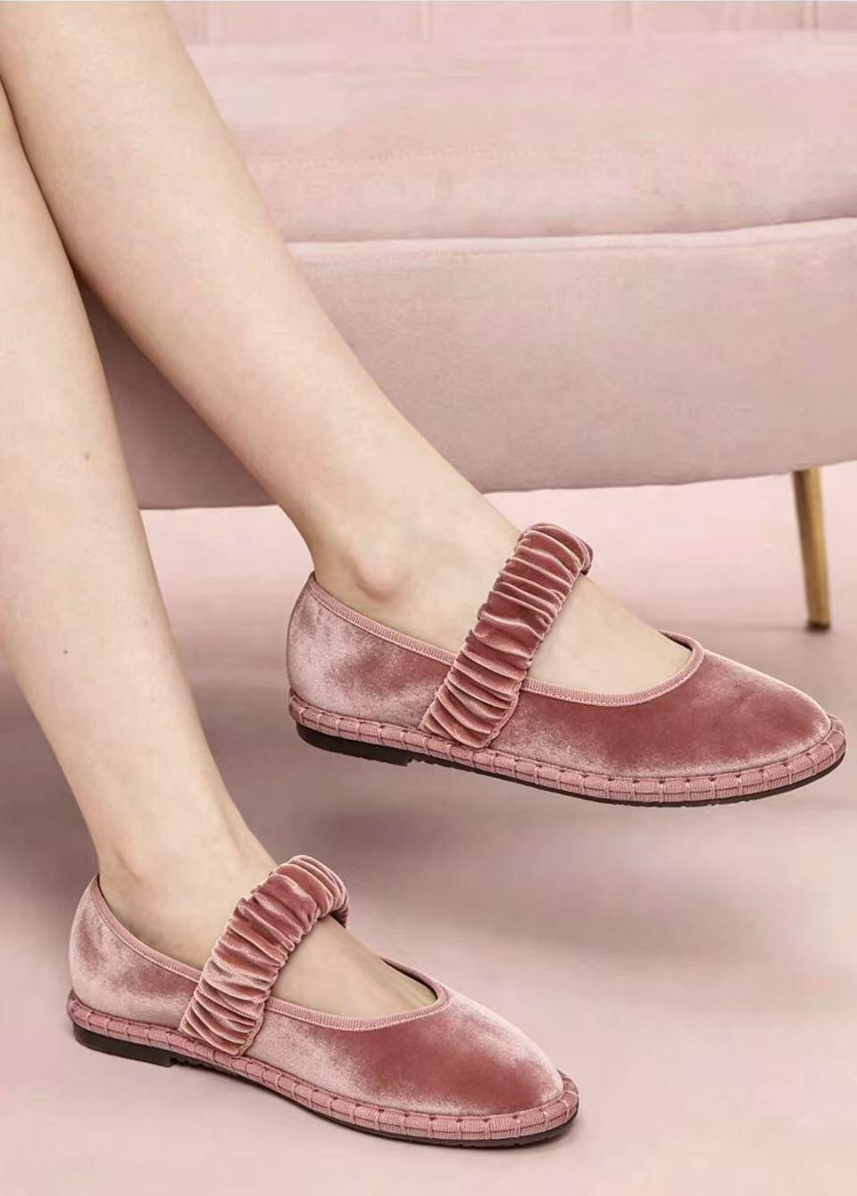 Mayorista ERICA SHOES - Bailarinas Mary Jane con tira de volantes