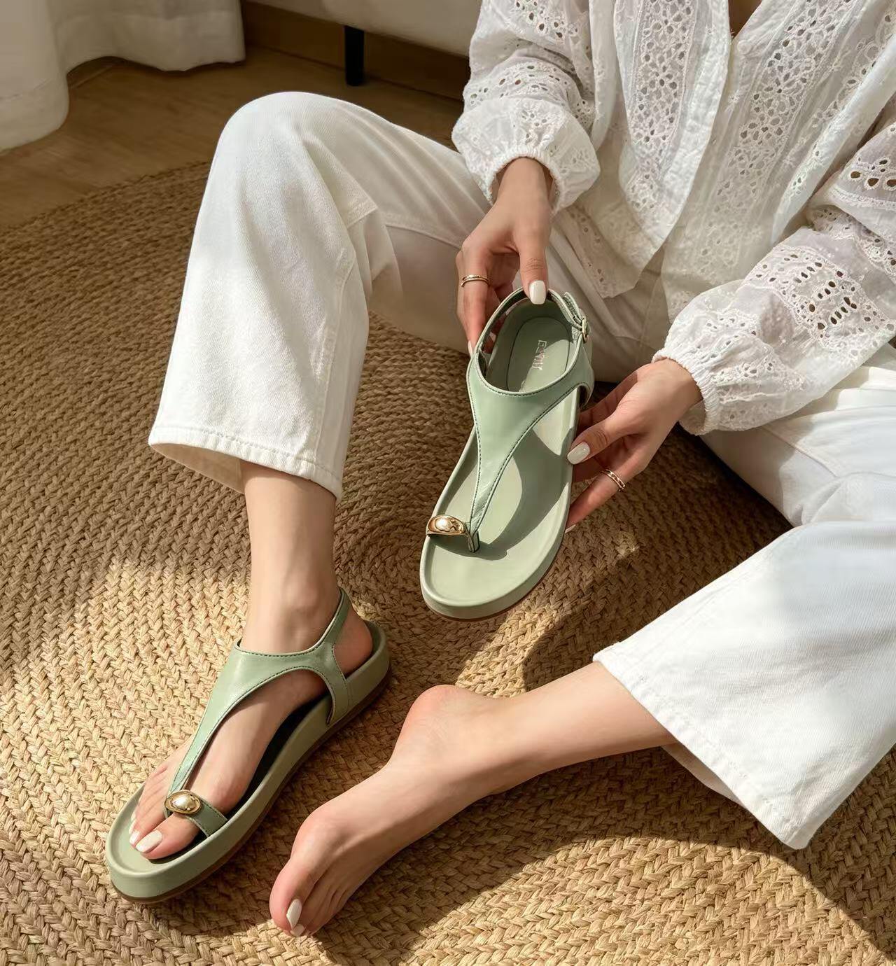 Wholesaler ERICA SHOES - Platform flip-flop sandals