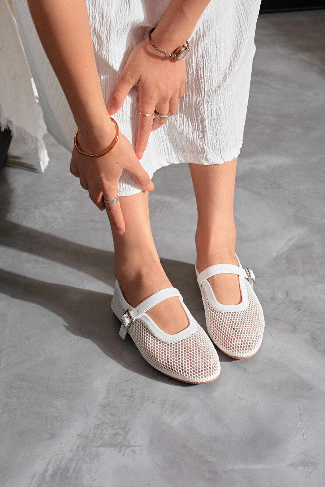 Grossiste Erynn - ballerine plate - CAROLINE