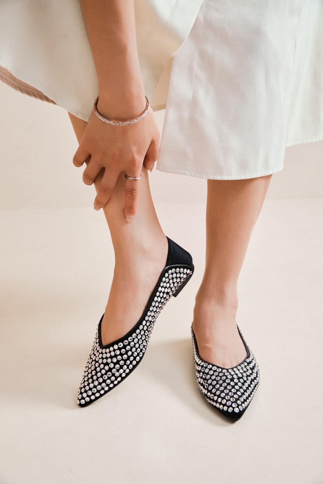 Wholesaler Erynn - BALLERINE PLATE AVEC STRASS CAROLINE