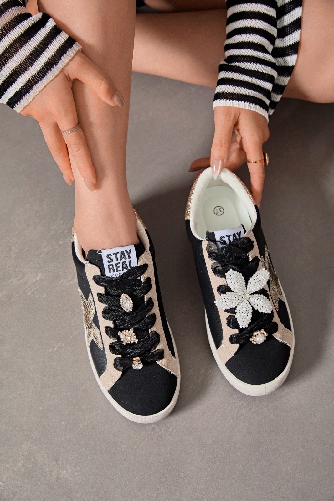 basket à lacets Rosa 100% P.U.