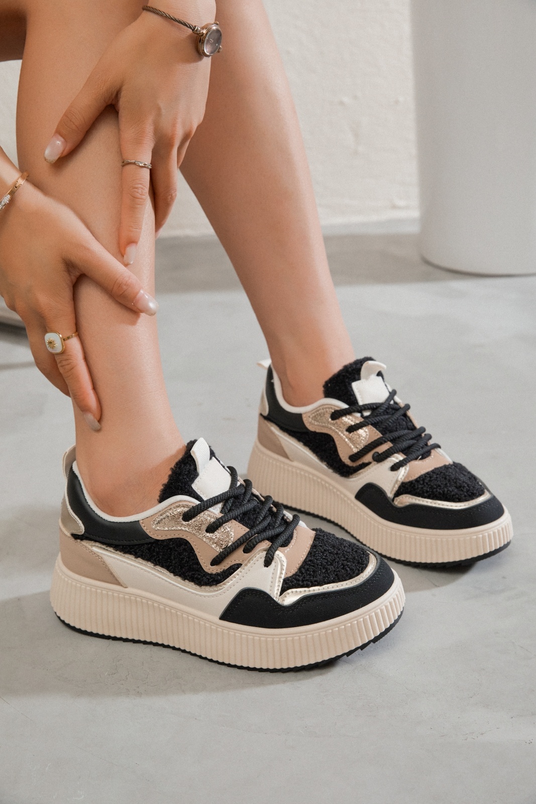 basket à lacets Chloe 100% P.U.