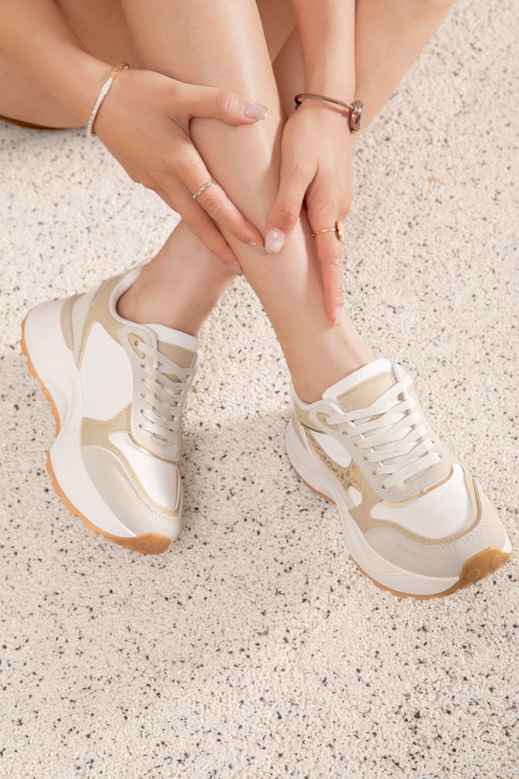 lace-up basket Chloe 100% P.U.