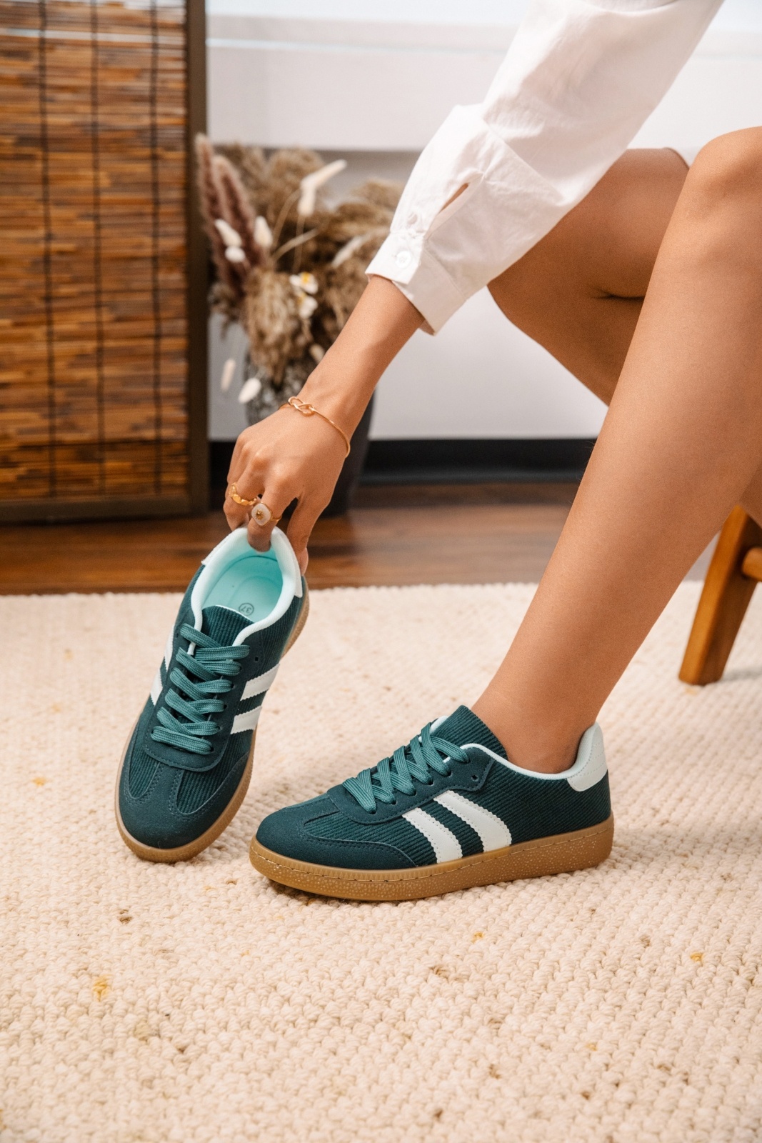 Grossiste Erynn - Basket femme en velour