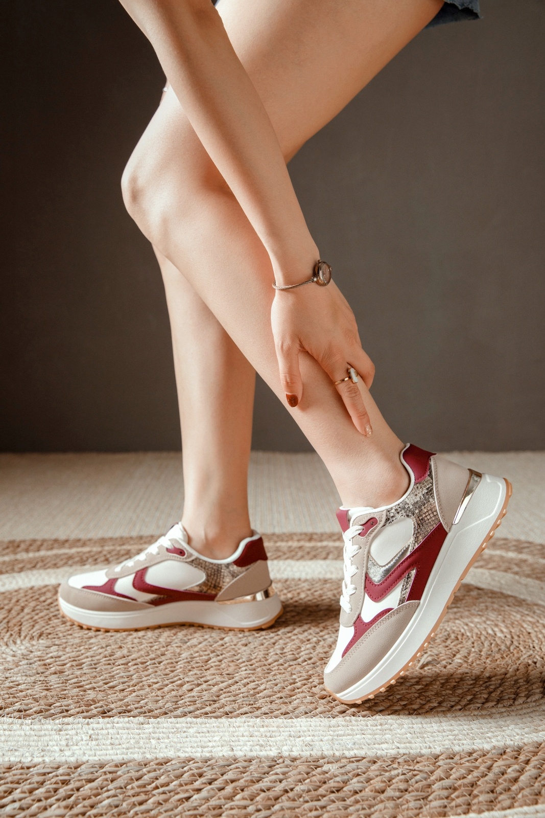 basket à lacets lolita 100% P.U.