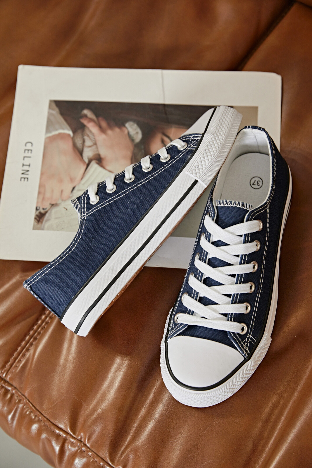 Grossiste Erynn - basket à lacets - Opaline