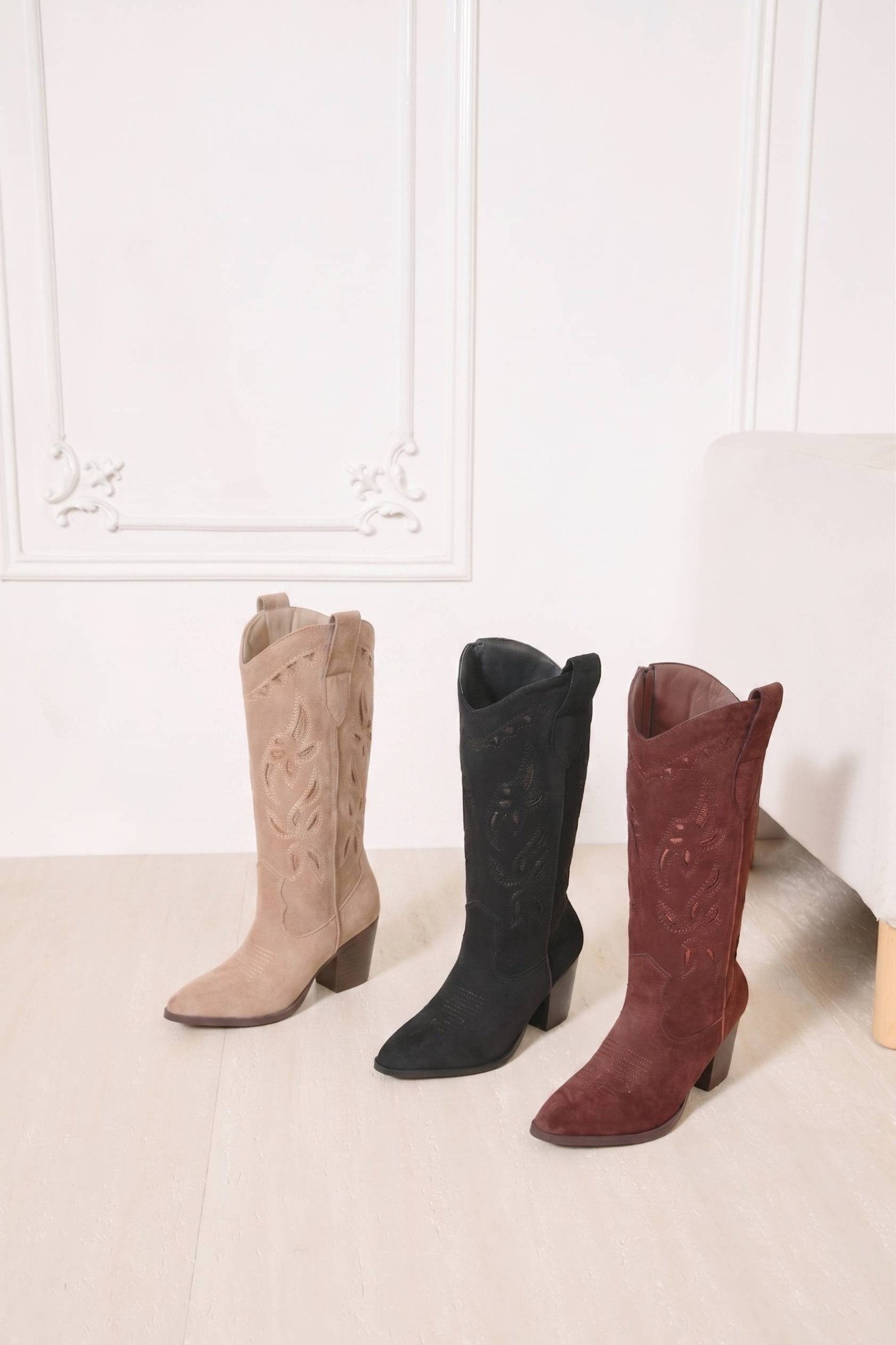 Mayorista Erynn - Botas vaqueras con tacón