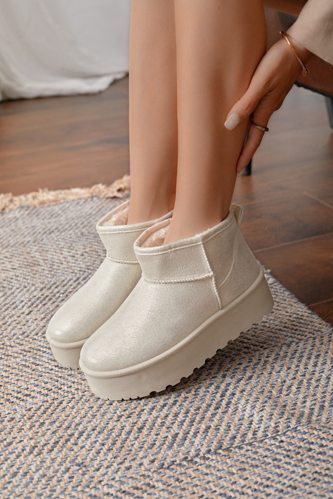 bottines fourrées fanny 100% P.U.